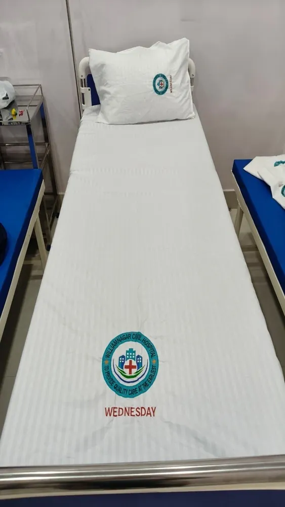 Bedsheet With embroidery